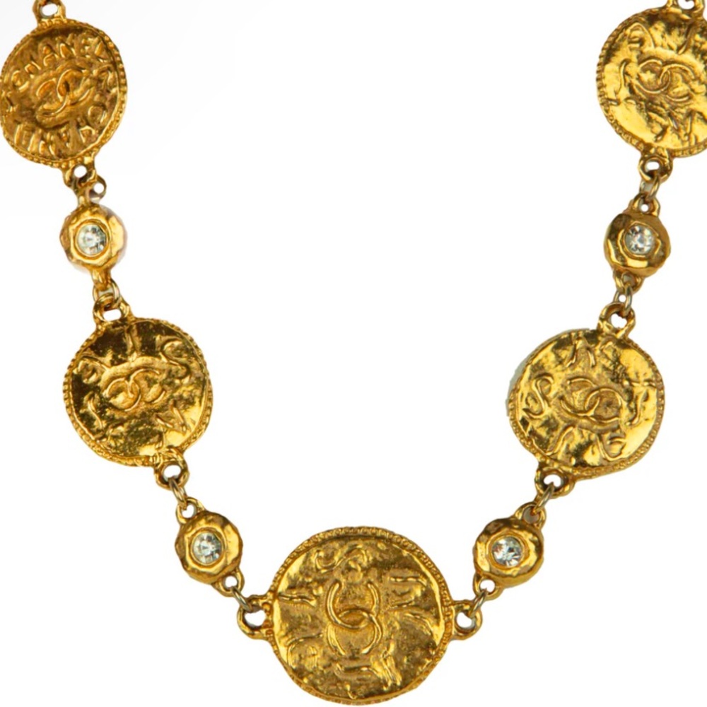 Chanel Gold Coin Necklace - Picture 3 of 5